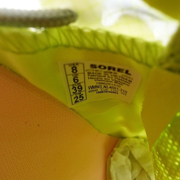 NEW Sorel Kinetic Breakthru Tech Lace Sneaker NL4691-310 Tippet/Grill - Picture 10 of 11